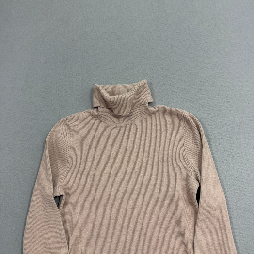 Lauren Ralph Lauren Sweater Women Large Turtleneck Ribbed Knit Pullover Vintage - Picture 2 of 11